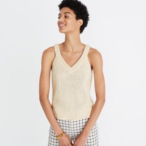 Madewell Stockton Knit Sweater Tank Top